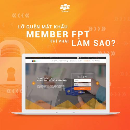 Cách lấy lại mật khẩu FPT Member